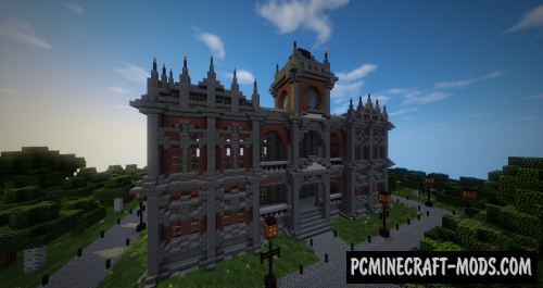 Smal Police Station For Small Town Map For Minecraft 1 15 1