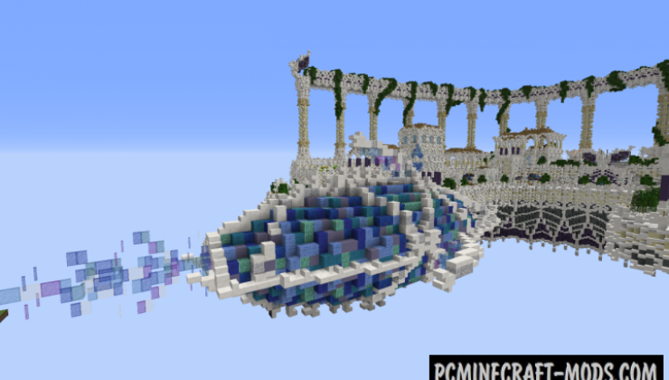 The Aerie Sky City Map For Minecraft