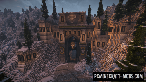 Dwarf build - Castle, Building Map For Minecraft