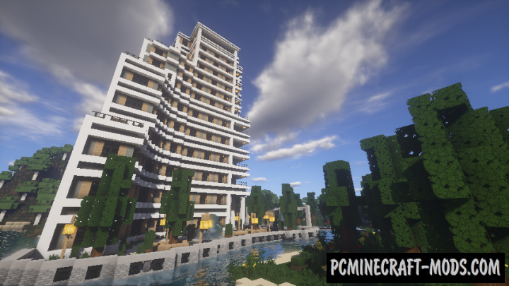 Luxe & Solace Hotel Map For Minecraft 1.14, 1.13.2  PC 