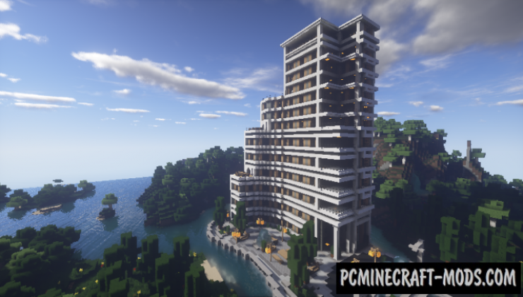 Luxe & Solace Hotel Map For Minecraft 1.14, 1.13.2  PC 