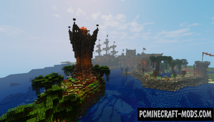 Harbor Survival Spawn - Adv Map For Minecraft