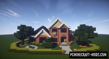 Brick House Map For Minecraft