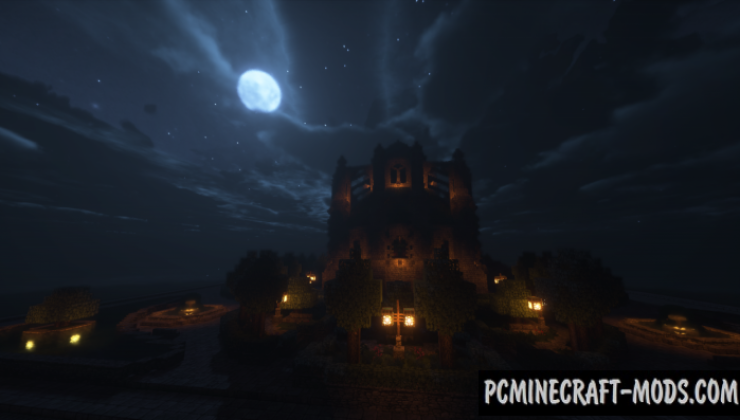 A Gothic Cathedral - Building Map For Minecraft