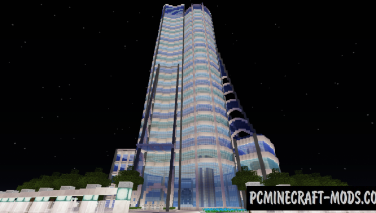 Quartz Tower - Building Map For Minecraft