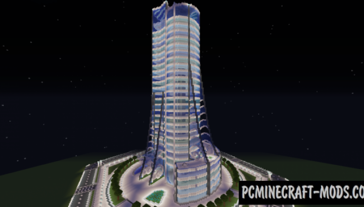Quartz Tower - Building Map For Minecraft
