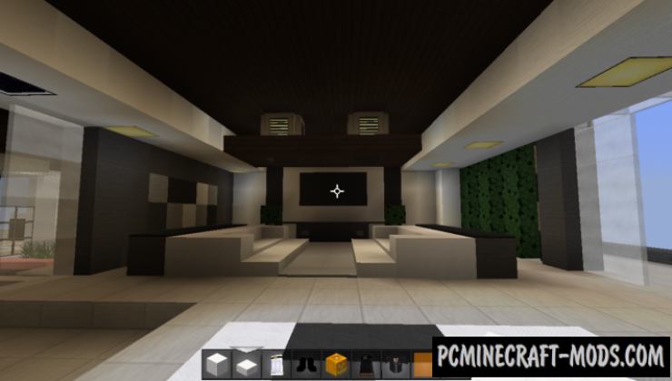 Huge Modern House Map For Minecraft 1.14, 1.13.2  PC Java 