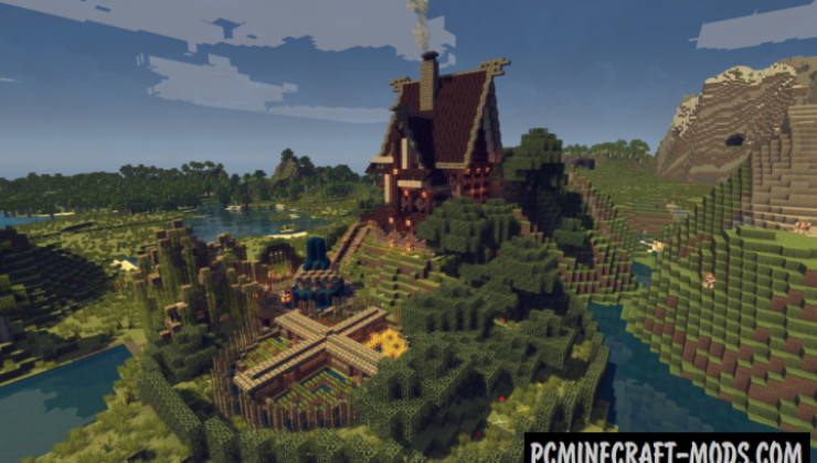 Medieval Windmill House Map For Minecraft