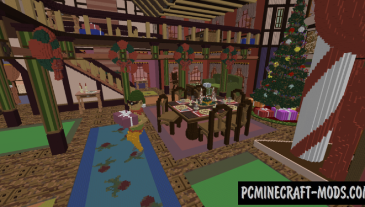 Santa's Workshop - House Map For Minecraft