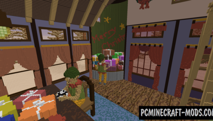 Santa's Workshop - House Map For Minecraft