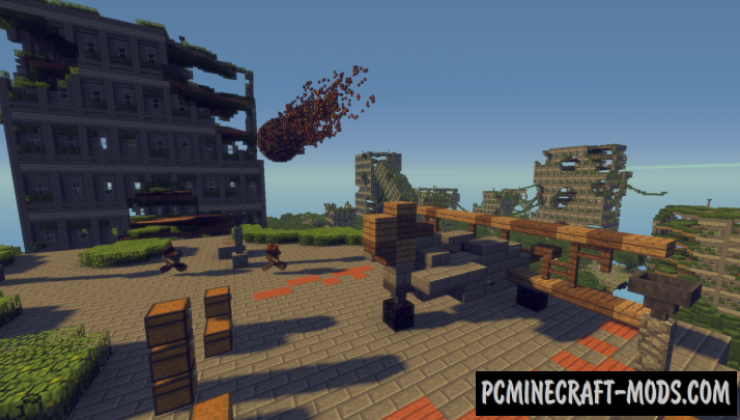 Apocalyptic City Map For Minecraft 1.14.1, 1.13.2  PC 