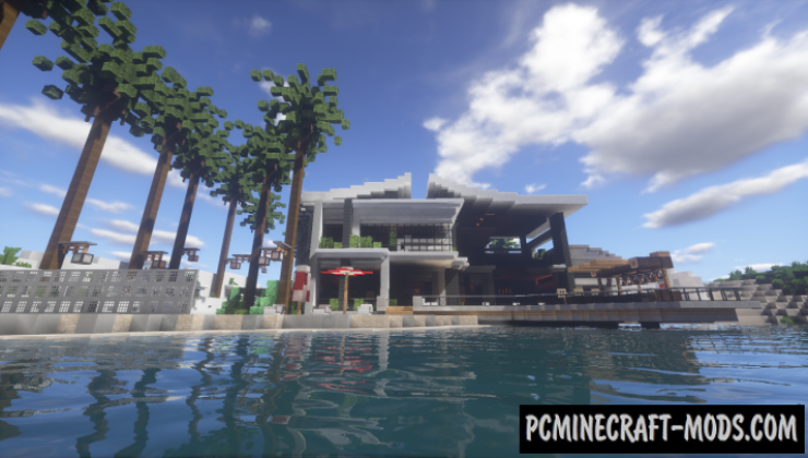 Aventurine Villa - House Map For Minecraft