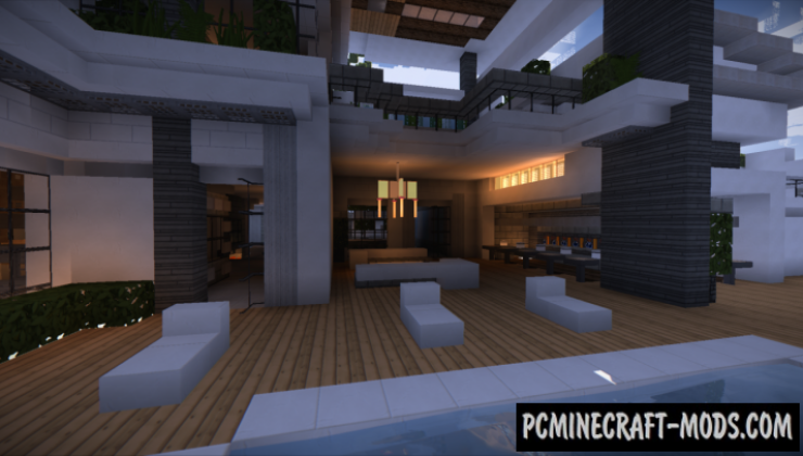 Aventurine Villa - House Map For Minecraft