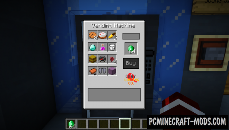 Vending Machine Mod For Minecraft 1.11.2