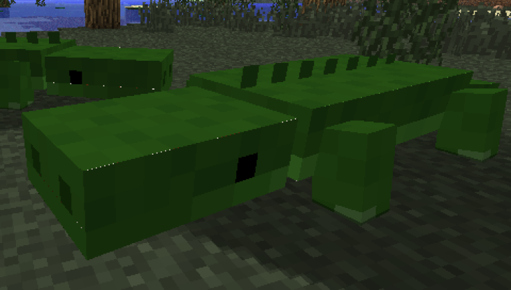 Reptile - Creatures, Mobs Mod For Minecraft 1.12.2, 1.7.10