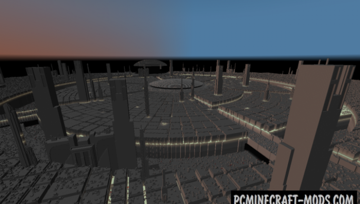 Coruscant Planet Map For Minecraft 1.14.1, 1.13.2  PC 