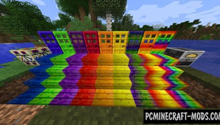 Color (Rainbow) - Dimension Mod For Minecraft 1.7.10