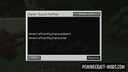 Super Sound Muffler - Tweak Mod For Minecraft 1.12.2, 1.11.2