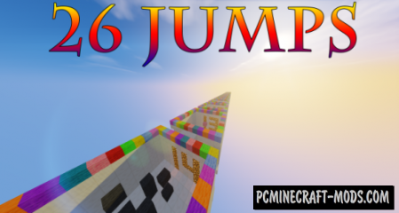 26 Jumps - Parkour Map For Minecraft