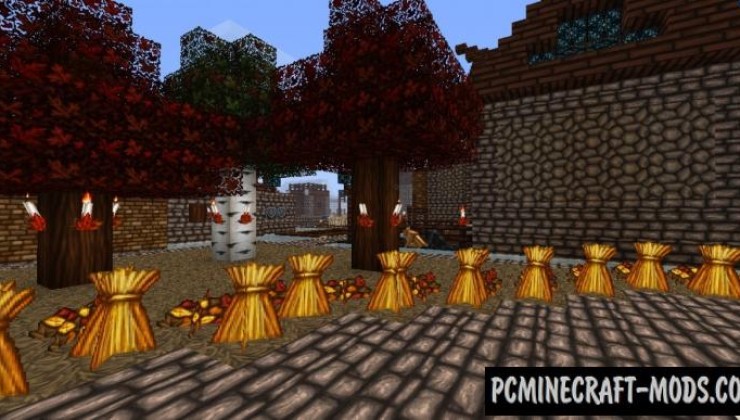 Wolfhound Seasons 64x Texture Pack For Minecraft 1.8.9