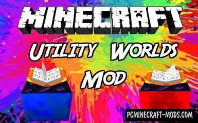 Utility Worlds - Dimensions Mod For Minecraft 1.20, 1.19.4, 1.12.2