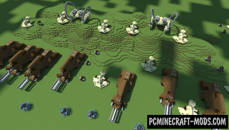 Battle of Naboo - 3D Art Map For Minecraft