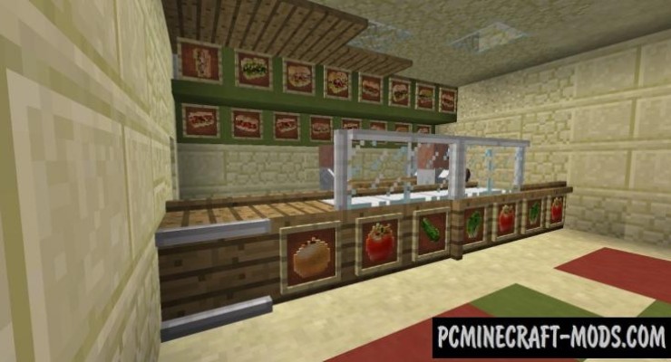 Subway Sandwiches - Food Mod For Minecraft 1.7.10