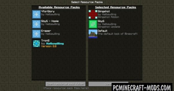 Slingshot Addon Resource Pack For Minecraft 1.8.9, 1.8.1 