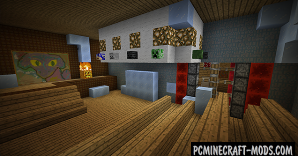 Haunted House Map For Minecraft 1.14.1, 1.13.2  PC Java Mods