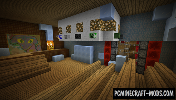 Haunted House Map For Minecraft 1.14.1, 1.13.2  PC Java Mods