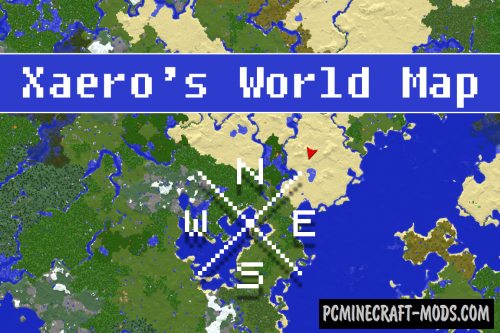 Xaero's with World Minimap Mod For Minecraft 1.20.4, 1.19.4