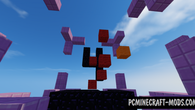 60 Levels HD - Parkour Map For Minecraft