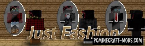 Just Fashion - Decor Armor Mod For Minecraft 1.19.2, 1.18.1, 1.16.5, 1.12.2