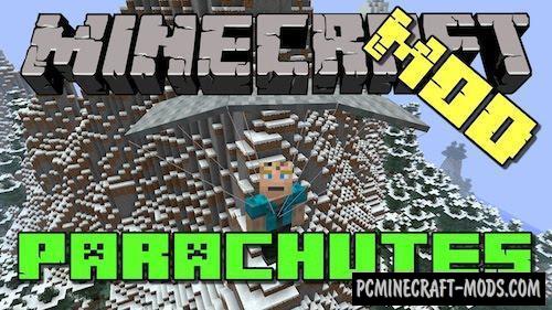 Parachute - Tool Mod For Minecraft 1.15.2, 1.14.4