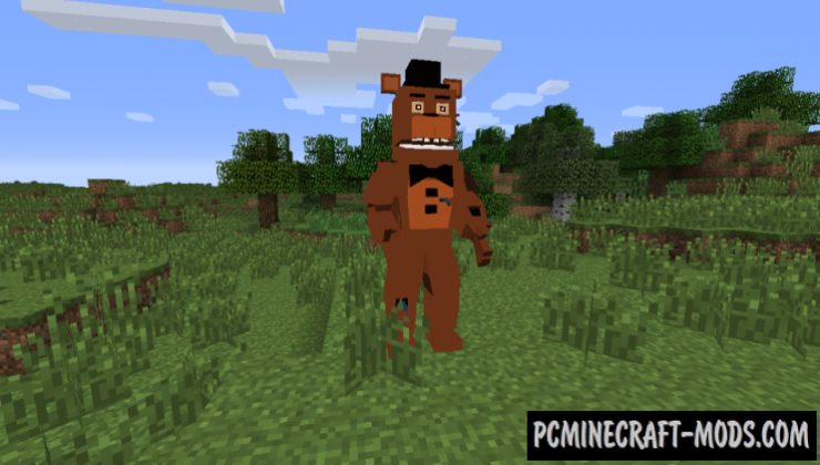 Five Nights at Freddy's Realistic Models Mod For MC 1.7.10