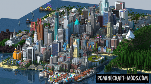 Patriotville - City Map For Minecraft
