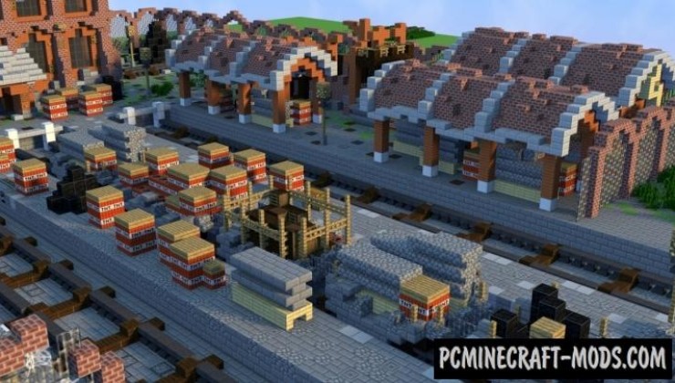 Old factory - Building Map For Minecraft