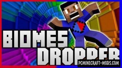 Biome Dropper - Minigame Map For Minecraft