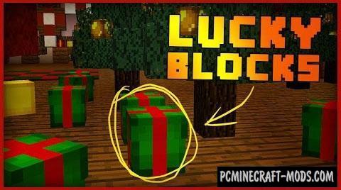 Christmas Lucky Blocks Command Block For Minecraft 1.11.2