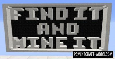 Find It and Mine It - Minigames Map Minecraft