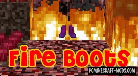 Fire Boots Command Block For Minecraft 1.10.2