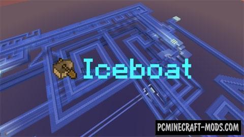 Iceboat - Minigame, Racing Map For Minecraft