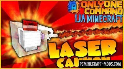 Laser Cannons Command Block For Minecraft 1.9.4, 1.9