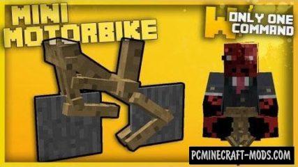 Mini Motorbike Command Block For Minecraft 1.10.2, 1.9.4