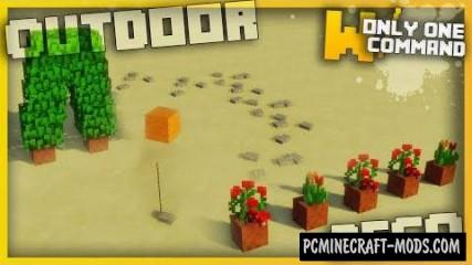 Outdoor Decorations Command Block - Minecraft 1.10.2, 1.9.4