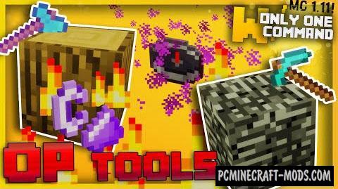 Overpowered Tools Command Block For Minecraft 1.10.2, 1.9.4