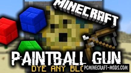 Paintball Guns Command Block For Minecraft 1.8.9