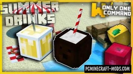 Summer drinks Command Block For Minecraft 1.10.2, 1.9.4