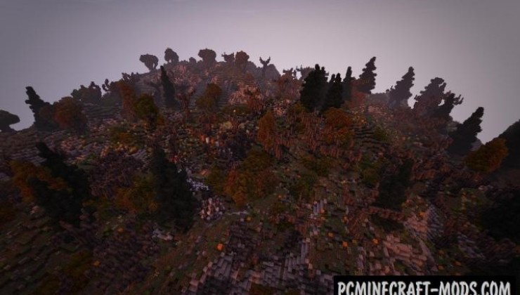 Fall's End - Custom Terrain Map For Minecraft