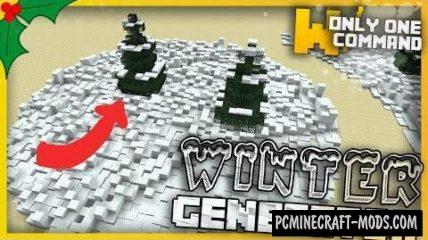 Winter Generator Command Block For Minecraft 1.11.2